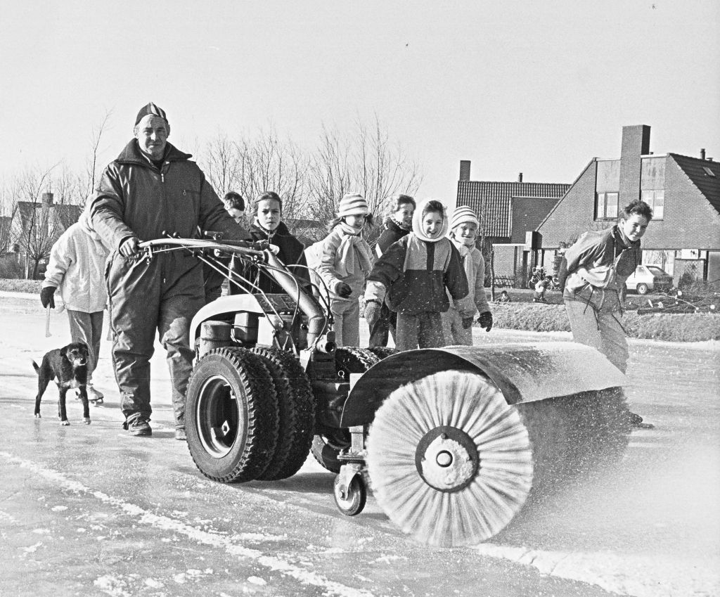 Q. Langedijk aan het baanvegen