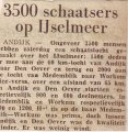 Schaatstochten IJsselmeer
